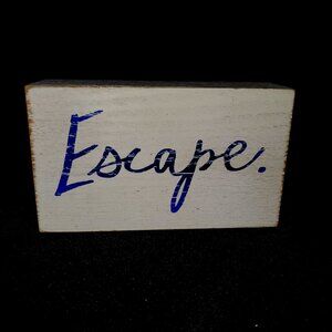Escape wooden nautical home decor under the sea